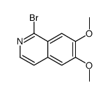 1-溴-6,7-二甲氧基异喹啉结构式