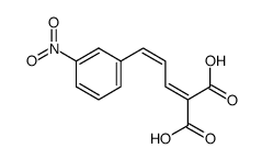3-nitrocinnamylidenemalonic acid结构式