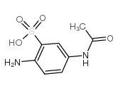 4-氨基乙酰苯胺-3-磺酸结构式