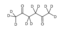 2,5-己二酮-D10结构式