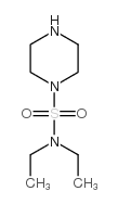 N,N-二乙基哌嗪-1-磺酰胺结构式