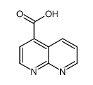 1,8-萘啶-4-羧酸结构式
