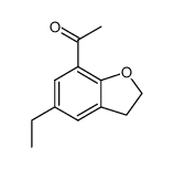 1-(5-ethyl-2,3-dihydro-benzofuran-7-yl)-ethanone结构式