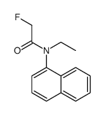 N-Ethyl-2-fluoro-N-(1-naphtyl)acetamide结构式