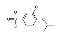 3-Chloro-4-isopropoxybenzenesulfonyl chloride Structure