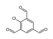 2-chlorobenzene-1,3,5-tricarbaldehyde Structure