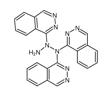 1-amino-1,2,2-tri(phthalazin-3-yl)hydrazine Structure