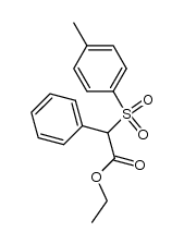 α-[(4-methylphenyl)sulfonyl]benzeneacetic acid ethyl ester结构式