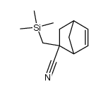2-((trimethylsilyl)methyl)bicyclo[2.2.1]hept-5-ene-2-carbonitrile结构式
