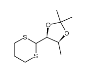 (4S,5S)-4-(1,3-dithian-2-yl)-2,2,5-trimethyl-1,3-dioxolane Structure