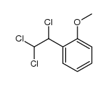 1,2,2-trichloro-1-(2-methoxyphenyl)ethane Structure