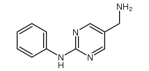 (2-苯胺嘧啶-5-基)甲基胺结构式