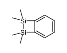 7,7,8,8-tetramethyl-7,8-disilabicyclo[4.2.0]octa-1,3,5-triene结构式