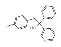 2-(4-氯苯基)-1,1-联苯基乙醇结构式