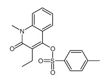(3-ethyl-1-methyl-2-oxoquinolin-4-yl) 4-methylbenzenesulfonate结构式