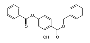 benzyl 4-benzoyloxy-2-hydroxybenzoate结构式