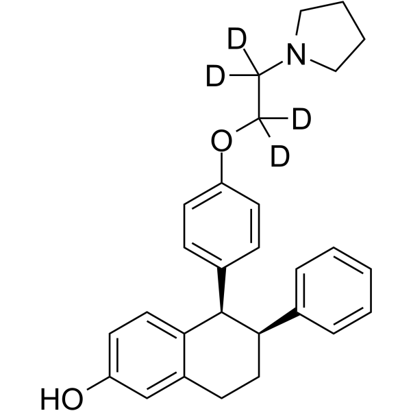 Lasofoxifene-d4 Structure