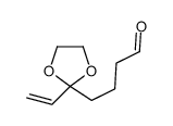 4-(2-ethenyl-1,3-dioxolan-2-yl)butanal Structure