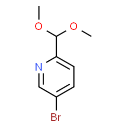 5-溴-2-(二甲氧基甲基)吡啶结构式