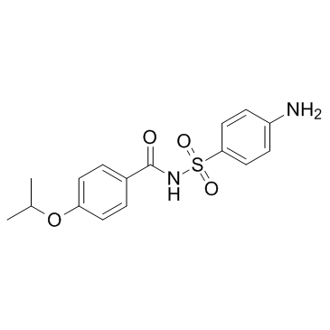 磺胺普罗林结构式