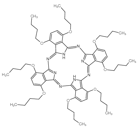 八丁氧基酞菁染料结构式