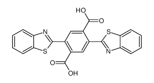 2,5-bis(1,3-benzothiazol-2-yl)terephthalic acid结构式