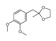 2-[(3,4-dimethoxyphenyl)methyl]-2-methyl-1,3-dioxolane Structure