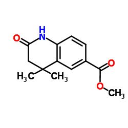 4,4-Dimethyl-2-oxo-1,2,3,4-tetrahydro-quinoline-6-carboxylic acid methyl ester picture