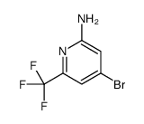 4-bromo-6-(trifluoromethyl)pyridin-2-amine Structure