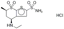 dorzolamide hydrochloride Structure