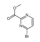 4-溴嘧啶-2-羧酸甲酯结构式