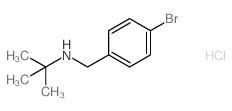 N-(4-溴苄基)-叔丁胺盐酸盐结构式