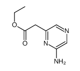 ETHYL2-(6-AMINOPYRAZIN-2-YL)ACETATE Structure