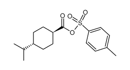 (1r,4r)-4-isopropylcyclohexane-1-carboxylic 4-methylbenzenesulfonic anhydride Structure