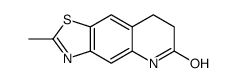 (9CI)-7,8-二氢-2-甲基-噻唑并[5,4-g]喹啉-6(5H)-酮结构式