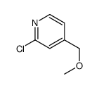 2-氯-4-(甲氧基甲基)吡啶结构式