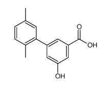 3-(2,5-dimethylphenyl)-5-hydroxybenzoic acid Structure