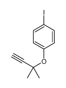 1-iodo-4-(2-methylbut-3-yn-2-yloxy)benzene结构式