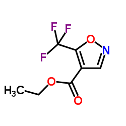 ethyl 5-(trifluoromethyl)isoxazole-4-carboxylate Structure