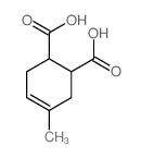 4-甲基-4-环己烯-1,2-二羧酸结构式