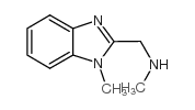 N-methyl-1-(1-methylbenzimidazol-2-yl)methanamine Structure