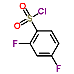 2,4-Difluorobenzenesulfonyl chloride Structure