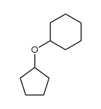 cyclohexyl cyclopentyl ether Structure