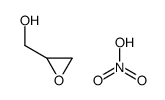 nitric acid,oxiran-2-ylmethanol Structure