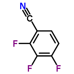 2,3,4-三氟苯甲腈结构式