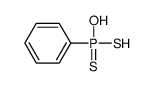 hydroxy-phenyl-sulfanyl-sulfanylidene-λ5-phosphane结构式