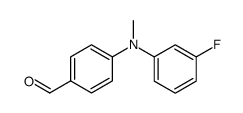 4-[(3-Fluorophenyl)(Methyl)Amino]Benzaldehyde Structure