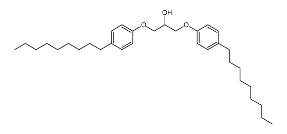 1,3-Bis(4-nonylphenoxy)-2-propanol结构式