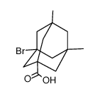 5-bromo-3,7-dimethyltricyclo[3.3.1.13,7]decane-1-carboxylic acid Structure
