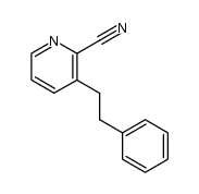 3-phenethyl-pyridine-2-carbonitrile Structure